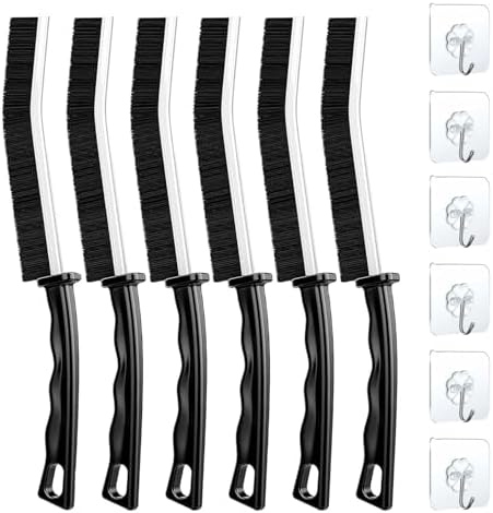 ADAGIO 6-Piece Bristle Creviceuffled Set Perfect for Deep Cleaning