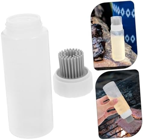 Cabilock - Oil Vinegar Dispenser with Brush 2-Pack