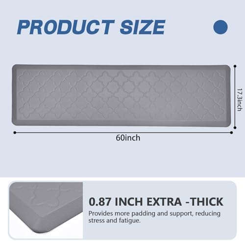 Anti-Fatigue Kitchen Mat Ergonomic 78 inch