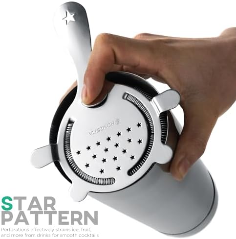 Homestia 304 Stainless Steel Cocktail Strainer for Drinks