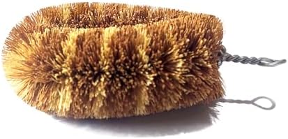 EcozLaRo 3-Piece Tawashi Scrubbers Eco-Friendly Non-Scratch Kitchen Brushes