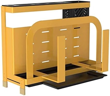 Stainless Steel Kitchen Knife Holder with Tiered Design