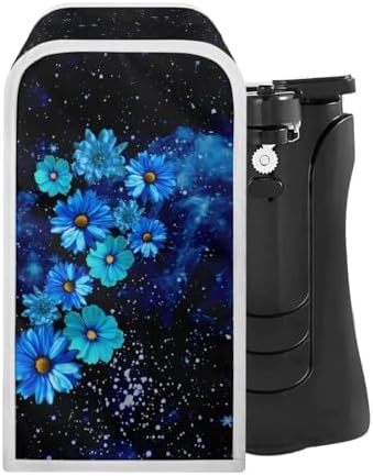 Kathyboom Blue Flowers Can Opener Dust Cover Water Resistant Machine Washable