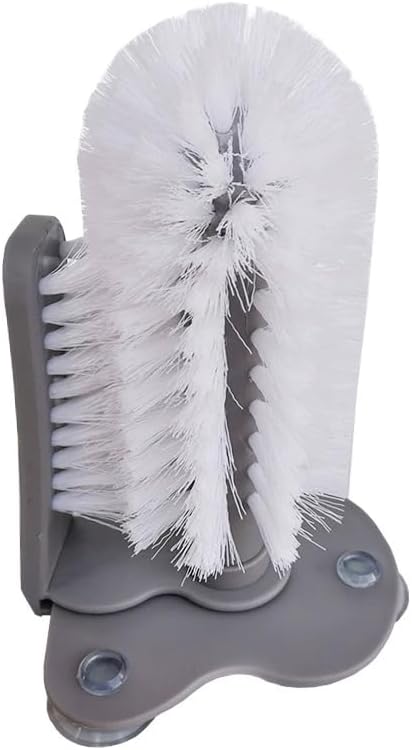 Wall-Mounted 360-Degree Kitchen Cup Brush Automatic Glass Cleaner