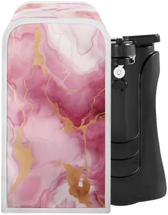 Pink Marbles Print Electric Can Opener Cover