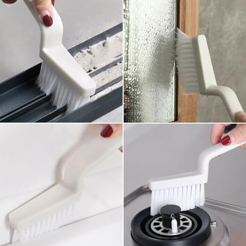 ZIIYAN 2pcs Hard Bristled Crevice Cleaning Brush Set
