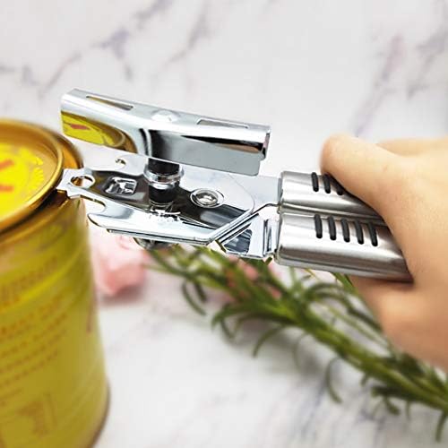 Hemoton Electric Can Opener Stainless Steel PP Material Compact Ergonomic Design
