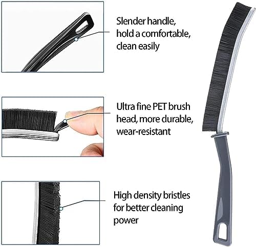 3-Piece Multi-Crevice Cleaning Brush Set