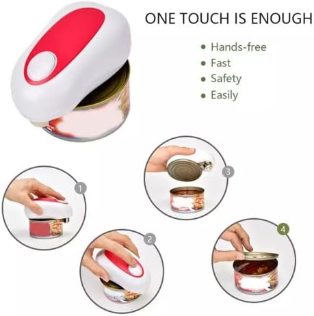 BASLIQ Electric Can Opener - Durable No Sharp Edges Portable Powerful