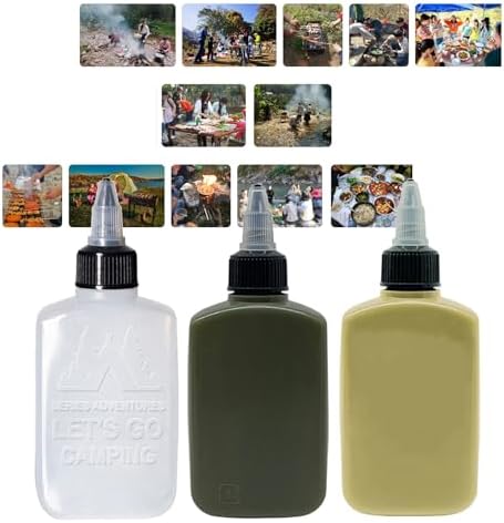 Zksbdxz camping oil squeeze bottle