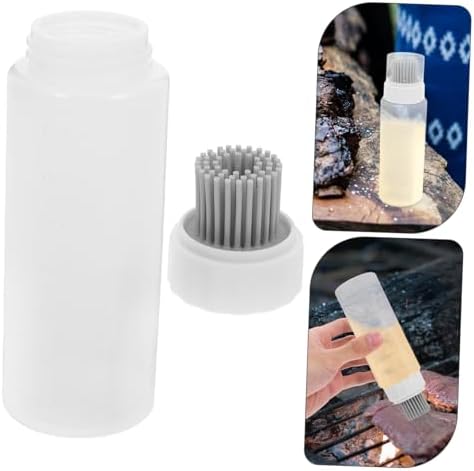 175ml Transparent Silicone Kitchen Condiment Bottles Set of 2
