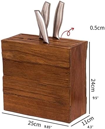 Contemporary Solid Wood Knife Holder
