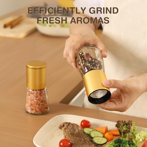 Vucumber Gold Pepper Salt Grinder
