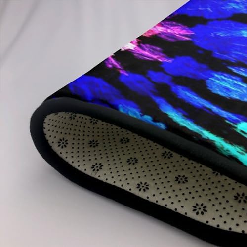 Exotic Tie-Dye Kitchen Floor Mat Soft Durable Non-Slip