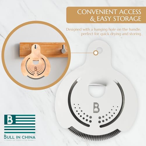 Bull in China Hawthorne Strainer Matte White