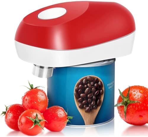 BASLIQ Electric Can Opener - Durable No Sharp Edges Portable Powerful