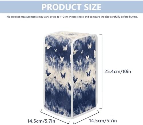 SUHOaziA Tie Dye Butterfly Electric Can Opener Dust Cover