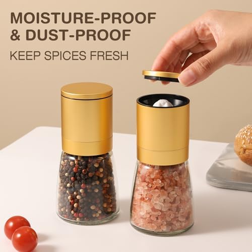 Vucumber Gold Pepper Salt Grinder