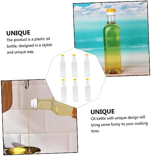 HOLIDYOYO 500ml Kitchen Oil Dispenser Bottles Set of 6