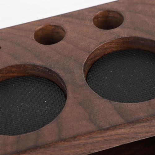 PANGYRNG Premium Solid Wood Coffee Tamping Station
