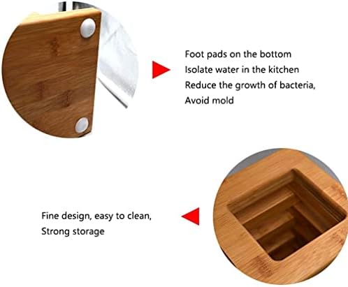 Zaego Durable Kitchen Knife Holder - Bamboo Knife Rack for Countertops
