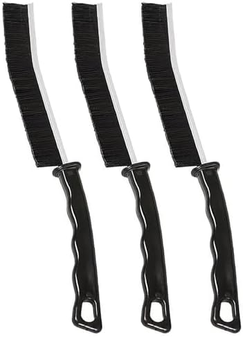3-Piece Hard Bristle Crevice Cleaning Brush Set USA