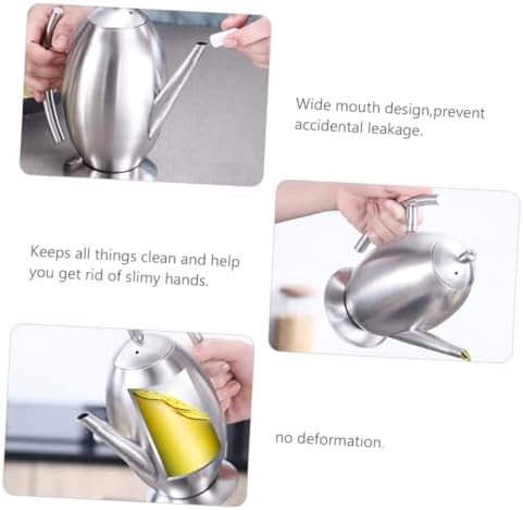 Cabilock Oil Dispenser Stainless Steel Bottle for Kitchen