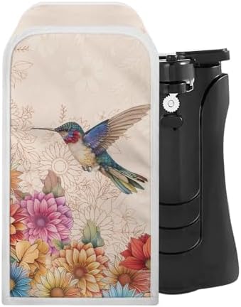 Travel-Friendly Floral Can Opener Cover 10x57x525inch Wire-Free Stain Resistant Design