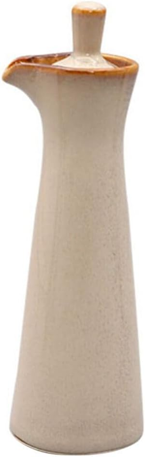 PRETYZOOM Ceramic Oil Dispenser Bottle for Kitchen