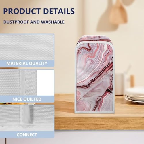Wine Red Stain-Proof Electric Can Opener Cover