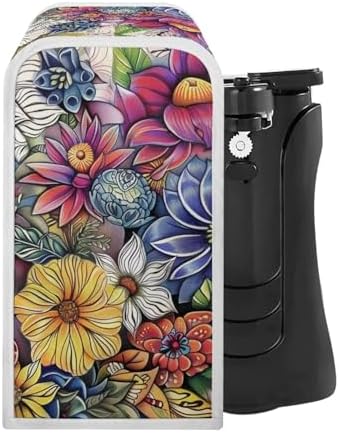 ZUXONGSY Bohemian Flower Can Opener Cover Durable Stylish Electric Can Opener Dust Cover