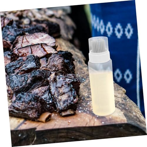 175ml Transparent Silicone Kitchen Condiment Bottles Set of 2