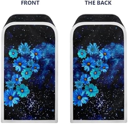Kathyboom Blue Flowers Can Opener Dust Cover Water Resistant Machine Washable