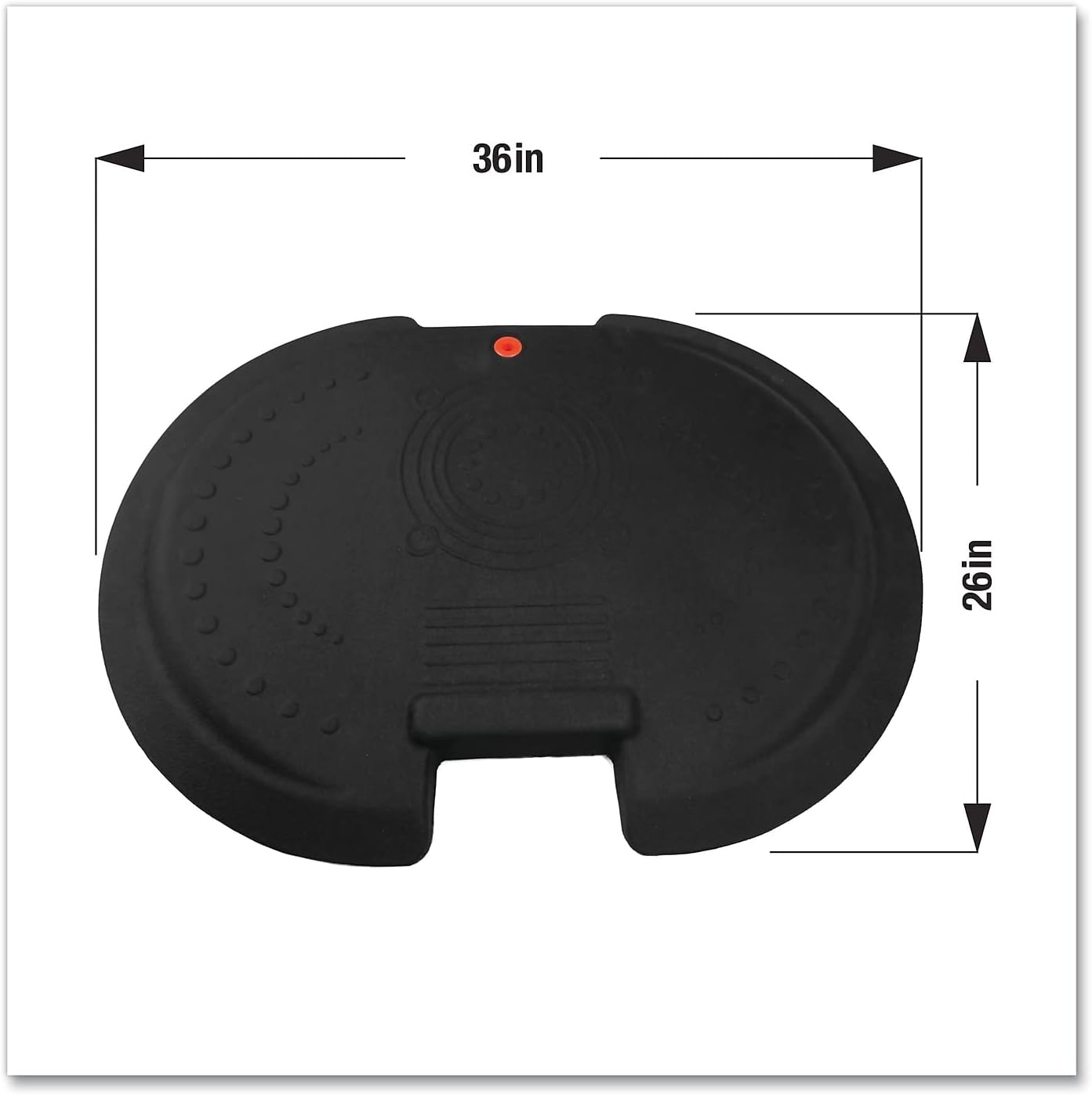 Floortex AFS-Tex 5000 Anti-Fatigue Mat Midnight Black 26 X 36