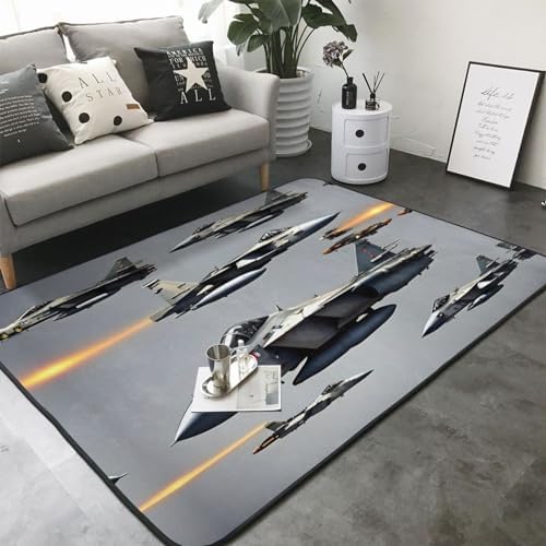Aircraft Fighter jets Non-Slip Floor Mat