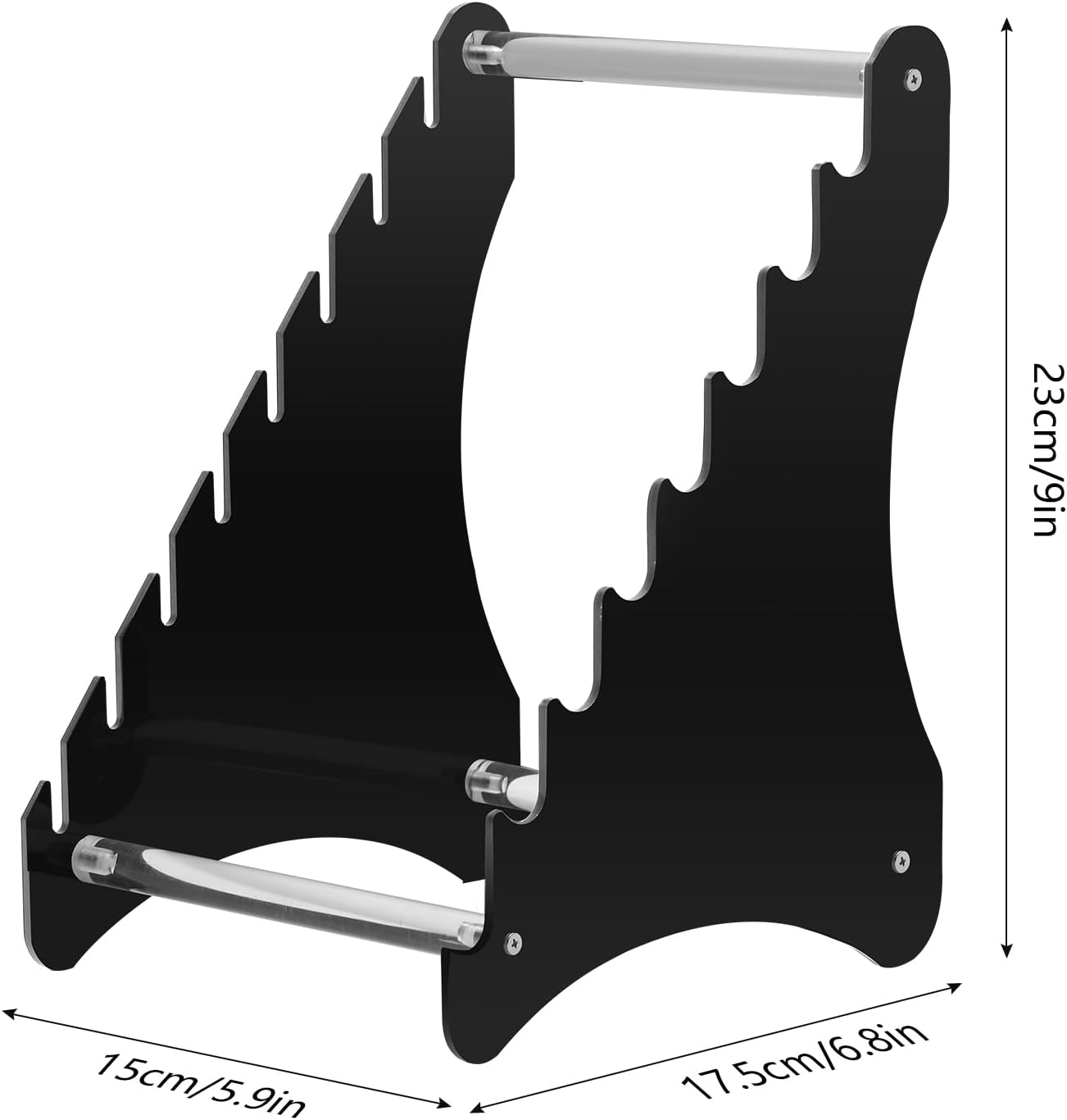 Biobasedon Folding Knife Display Stand Holds 8 Knives Durable and Compact