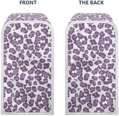 Purple Leopard Electric Can Opener Dust Cover