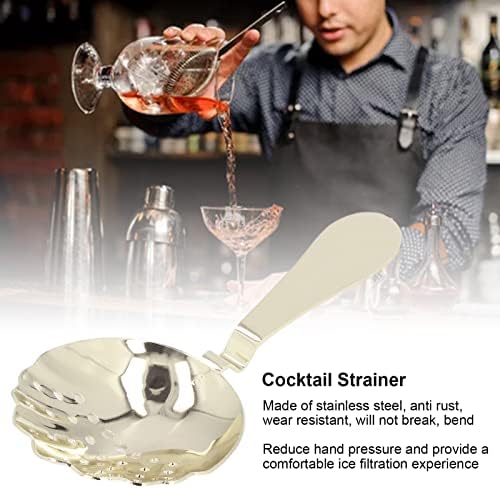 Premium Stainless Steel Cocktail Strainer for Bar Use