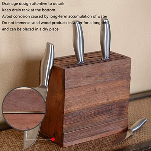 Contemporary Solid Wood Knife Holder