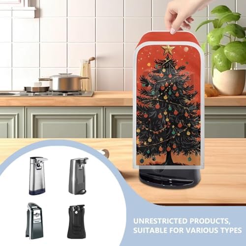 Light Stripe and Christmas Tree Can Opener Protector Cover