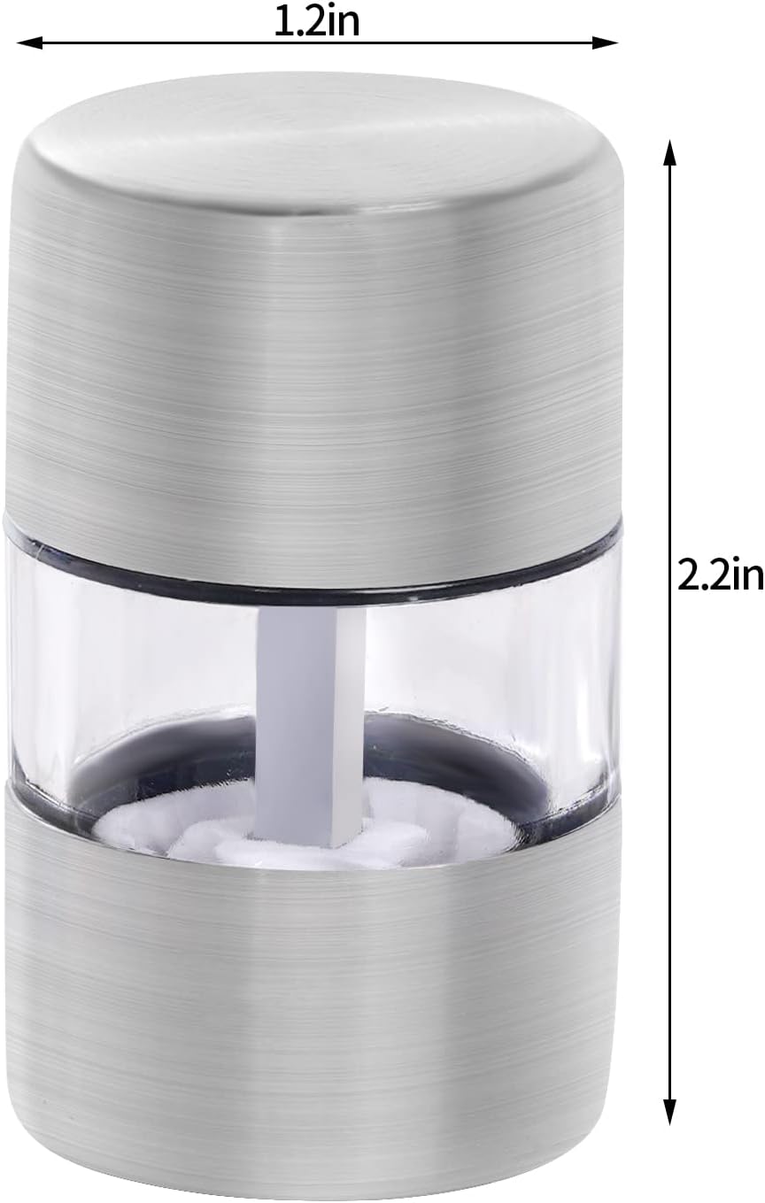 4Pcs transparent compact portable 22inches Salt Pepper grinder set