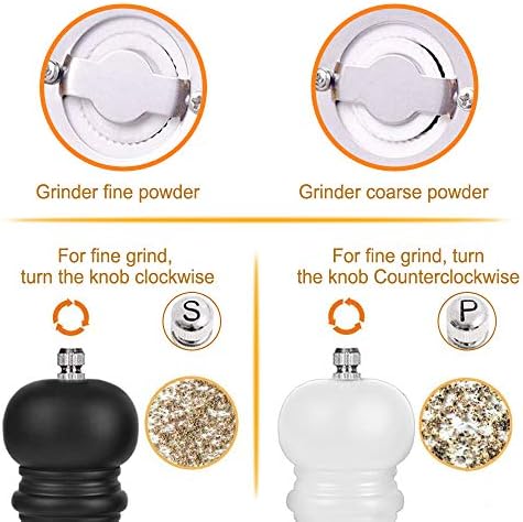 Premium Salt and Pepper Grinder Set