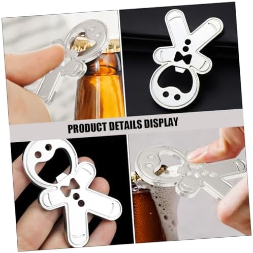 Zerodeko 4pcs Zinc Alloy Bottle Opener Set
