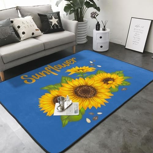 Sunflower Non-Slip Floor Mat - Home Kitchen