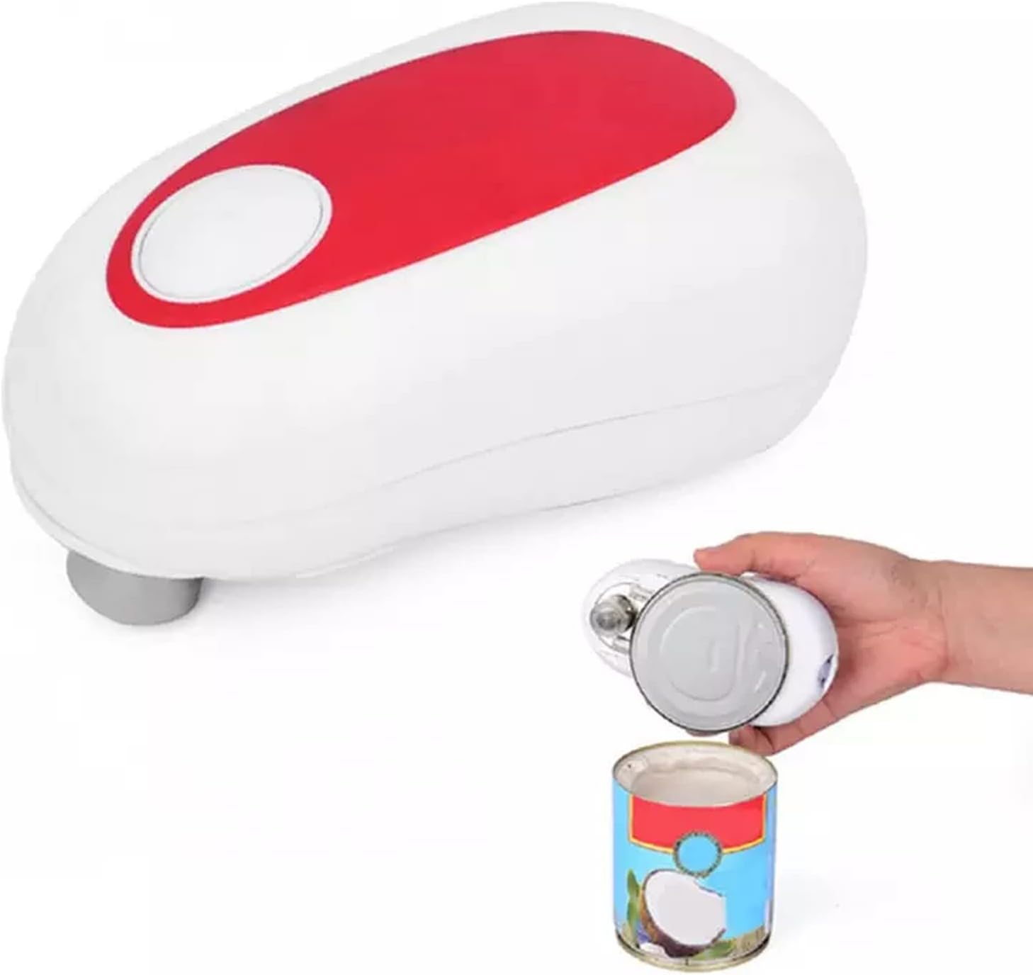 BASLIQ Electric Can Opener - Durable No Sharp Edges Portable Powerful