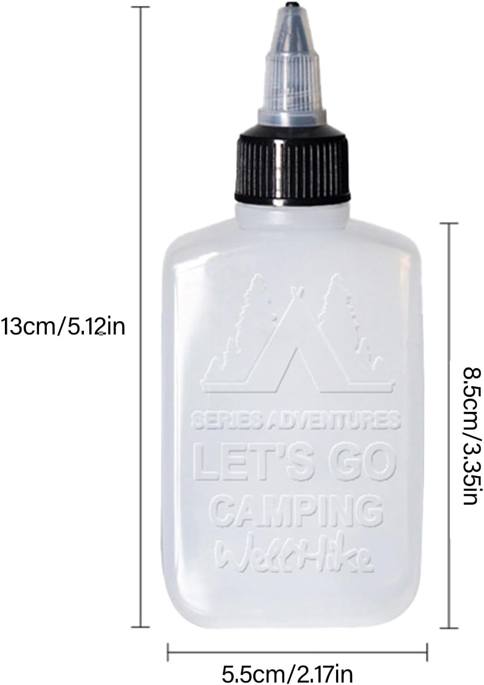 JSGHGDF 100ml Squeeze Condiment Bottle Leakproof Durable Compact
