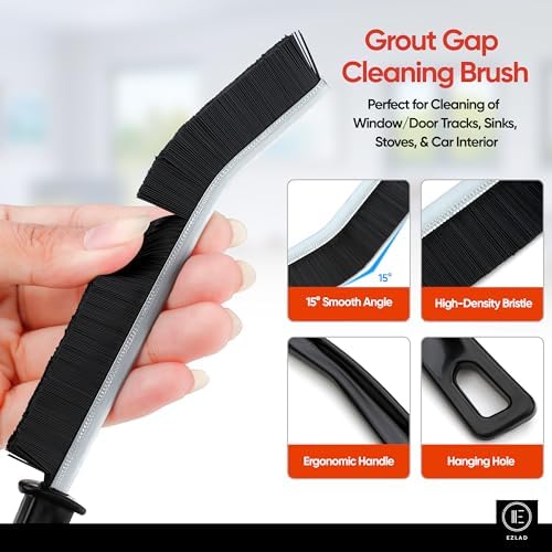 5-Piece Crevice Cleaning Brush Set for Multifunctional Cleaning