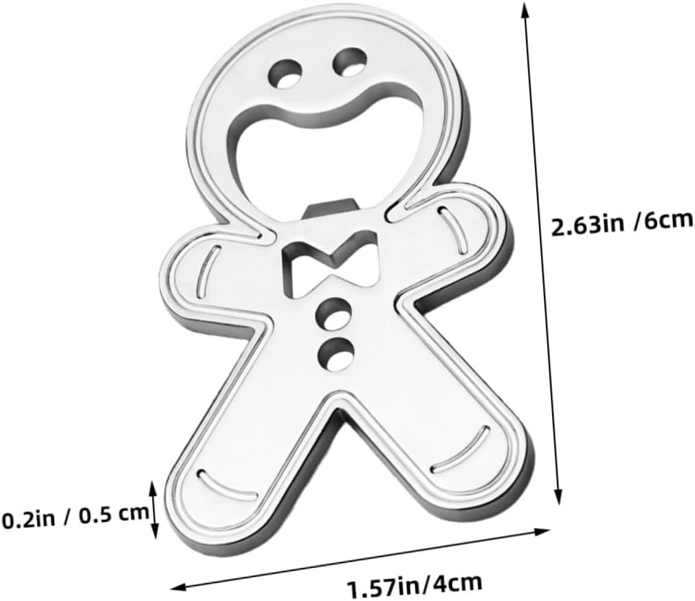 Zerodeko 4pcs Zinc Alloy Bottle Opener Set