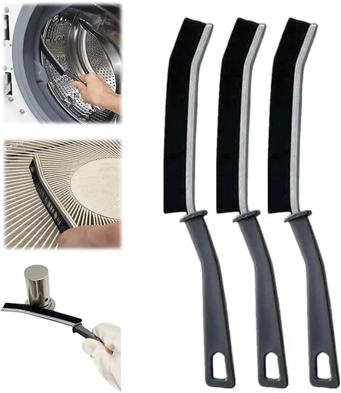 3-Piece Multifunctional Crevice Cleaning Brush Set