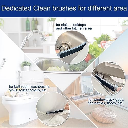 3-Piece Crevice Cleaning Set for Kitchen Bathroom Gaps